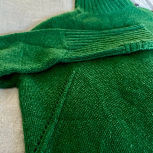 Zadig & Voltaire Forest Green Alma Cashmere Sweater Size S - Picture 11 of 16